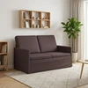 Dviejų vietų sofa Tamsiai rudas 130 x 81 x 82 cm Audinys