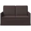 Dviejų vietų sofa Tamsiai rudas 130 x 81 x 82 cm Audinys