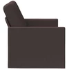 Dviejų vietų sofa Tamsiai rudas 130 x 81 x 82 cm Audinys