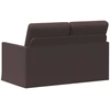 Dviejų vietų sofa Tamsiai rudas 130 x 81 x 82 cm Audinys