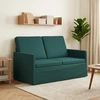 Dviejų vietų sofa Tamsiai žalia 130 x 81 x 82 cm Audinys