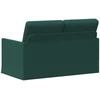 Dviejų vietų sofa Tamsiai žalia 130 x 81 x 82 cm Audinys