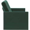 Dviejų vietų sofa Tamsiai žalia 150 x 81 x 82 cm Aksomas