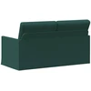 Dviejų vietų sofa Tamsiai žalia 150 x 81 x 82 cm Audinys