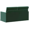 Dviejų vietų sofa Tamsiai žalia 150 x 81 x 82 cm Aksomas