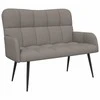 Dviejų vietų sofa Taupe 115 x 61 x 87 cm audinys