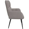 Dviejų vietų sofa Taupe 115 x 61 x 87 cm audinys