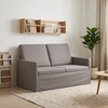 Dviejų vietų sofa Taupe 130 x 81 x 82 cm Audinys