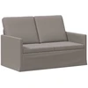 Dviejų vietų sofa Taupe 130 x 81 x 82 cm Audinys
