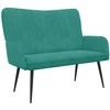 Dvitaškė sofa Turkio 115 x 61 x 87 cm Aksomas