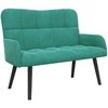 Dvitaškė sofa Turkio 115 x 61 x 87 cm Aksomas