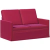 Dviejų vietų sofa Vyno raudona 130 x 81 x 82 cm Aksomas