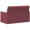 Dviejų vietų sofa Vyno raudona 130 x 81 x 82 cm Audinys