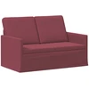 Dviejų vietų sofa Vyno raudona 130 x 81 x 82 cm Audinys