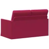 Dviejų vietų sofa Vyno raudona 130 x 81 x 82 cm Aksomas