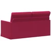 Dviejų vietų sofa Vyno raudona 150 x 81 x 82 cm Aksomas