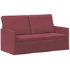 Dviejų vietų sofa Vyno raudona 150 x 81 x 82 cm Audinys