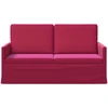 Dviejų vietų sofa Vyno raudona 150 x 81 x 82 cm Aksomas