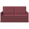 Dviejų vietų sofa Vyno raudona 150 x 81 x 82 cm Audinys