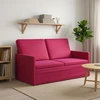Dviejų vietų sofa Vyno raudona 150 x 81 x 82 cm Aksomas