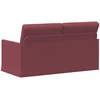 Dviejų vietų sofa Vyno raudona 150 x 81 x 82 cm Audinys
