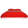 131555 Double-sided Quilted Bedspread Raudona and Pilkas 170x210 cm