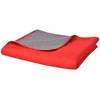 131555 Double-sided Quilted Bedspread Raudona and Pilkas 170x210 cm