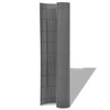 Dvipusė sodo tvora, pilka, 150x500cm, PVC