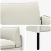 Dvitaškė sofa 2 vietos Kreminė 188 x 81 x 89 cm Aksomas