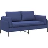 Dvitaškė sofa 2 vietos Policijos mėlyna 188 x 81 x 89 cm