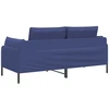 Dvitaškė sofa 2 vietos Policijos mėlyna 188 x 81 x 89 cm