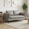Dvitaškė sofa 2 vietos Šviesiai pilka 188 x 81 x 89 cm Aksomas