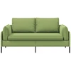Dvitaškė sofa 2 vietos Šviesiai žalia 188 x 81 x 89 cm Aksomas
