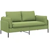Dvitaškė sofa 2 vietos Šviesiai žalia 188 x 81 x 89 cm Aksomas