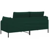 Dvitaškė sofa 2 vietos Tamsiai žalia 188 x 81 x 89 cm Aksomas