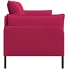 Dvitaškė sofa 2 vietos Vyno raudona 188 x 81 x 89 cm Aksomas