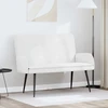 Dvitaškė sofa Balta 115 x 61 x 87 cm Audinys