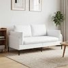 Dvitaškė sofa Balta 188 x 81 x 89 cm Audinys
