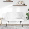 Dvitaškė sofa Baltas 115 x 61 x 87 cm audinys