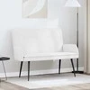 Dvitaškė sofa Balta 115 x 61 x 87 cm Audinys