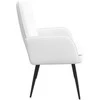 Dvitaškė sofa Balta 115 x 61 x 87 cm Audinys