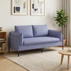 Dvitaškė sofa Džinsinės mėlynos 188 x 81 x 89 cm Audinys