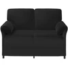 Dvitaškė sofa Juoda 138 x 83 x 95 cm Aksomas
