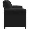 Dvitaškė sofa Juoda 138 x 83 x 95 cm Aksomas