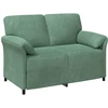 Dvitaškė sofa Jūrinė žalia 138 x 83 x 95 cm Aksomas