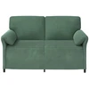 Dvitaškė sofa Jūrinė žalia 158 x 83 x 95 cm Aksomas