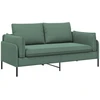 Dvitaškė sofa Jūrinė žalia 188 x 81 x 89 cm Aksomas
