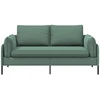Dvitaškė sofa Jūrinė žalia 188 x 81 x 89 cm Aksomas