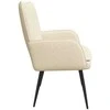 Dvitaškė sofa Kreminė 115 x 61 x 87 cm audinys