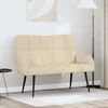 Dvitaškė sofa Kreminė 115 x 61 x 87 cm Audinys